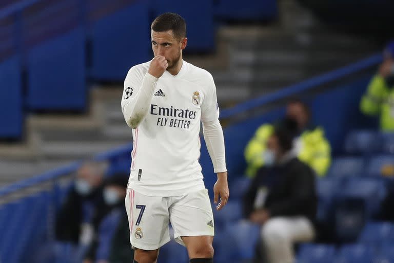 Eden Hazard, futbolista belga del Real Madrid, tendría sus días contados en la Casa Blanca y sería vendido en el próximo mercado de pases.