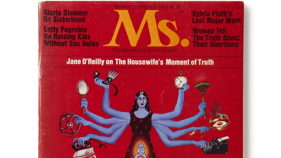 In December 1971 a preview issue of Ms. Magazine was published as an insert of  New York Magazine.  / Credit: CBS News