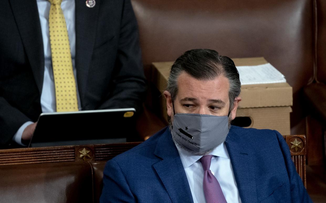 Ted Cruz, a presidential hopeful for 2024, called for protesters to be prosecuted but himself objected to the certification of the vote - Bloomberg