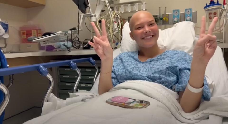 Isabella Strahan revealed her cancer diagnosis in January. Isabella Strahan/YouTube