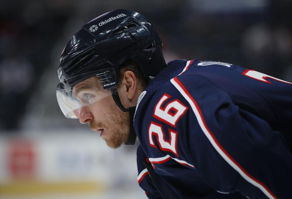 Zac Dalpe could have hung up his skates after a serious knee injury ended his 2019-20 season, but he returned to the Blue Jackets and scored two goals in 12 games this season.