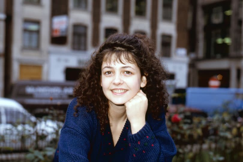Emma Wray who played Brenda in ITV's Watching, 1988
