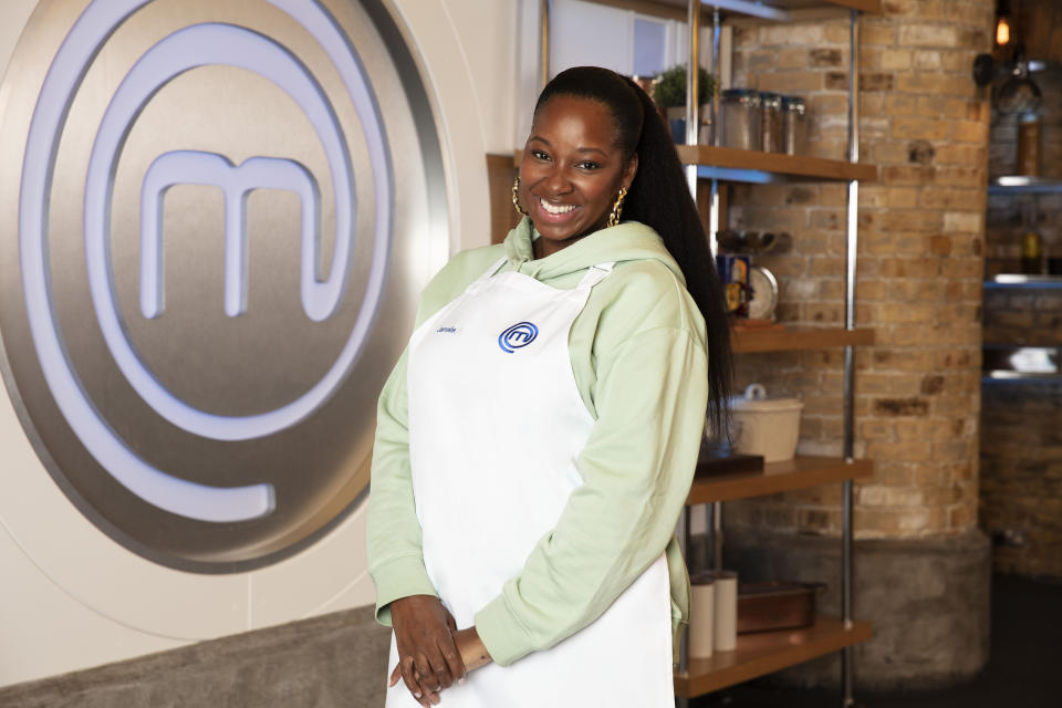 Jamelia in Celebrity Masterchef (BBC)