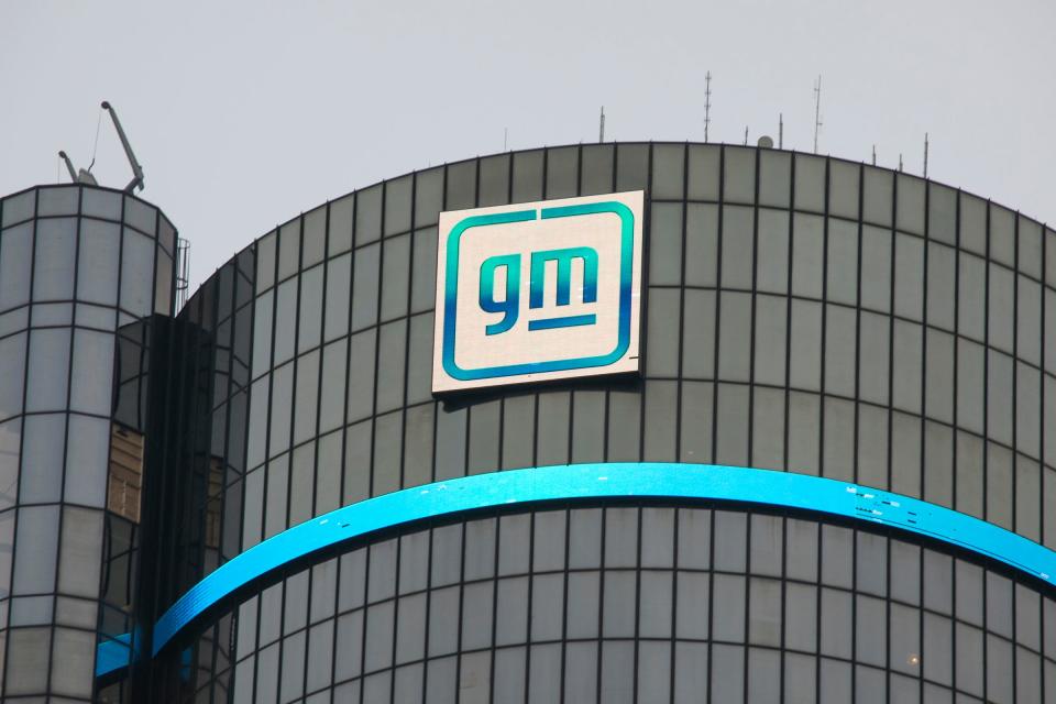 GM world headquarters in Detroit.
