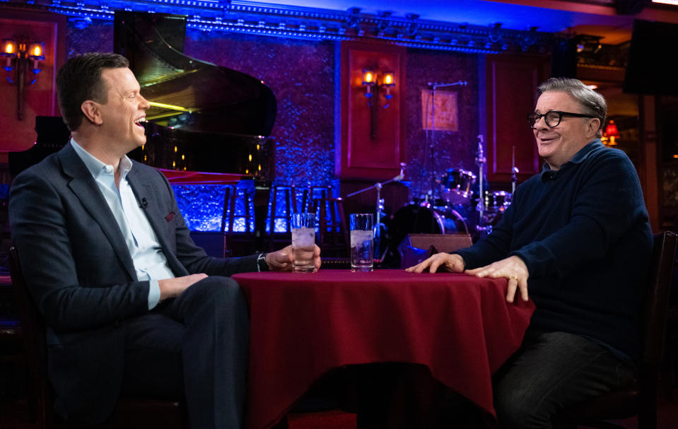 Nathan Lane on Sunday TODAY with Willie Geist. (Nathan Congleton / NBC)