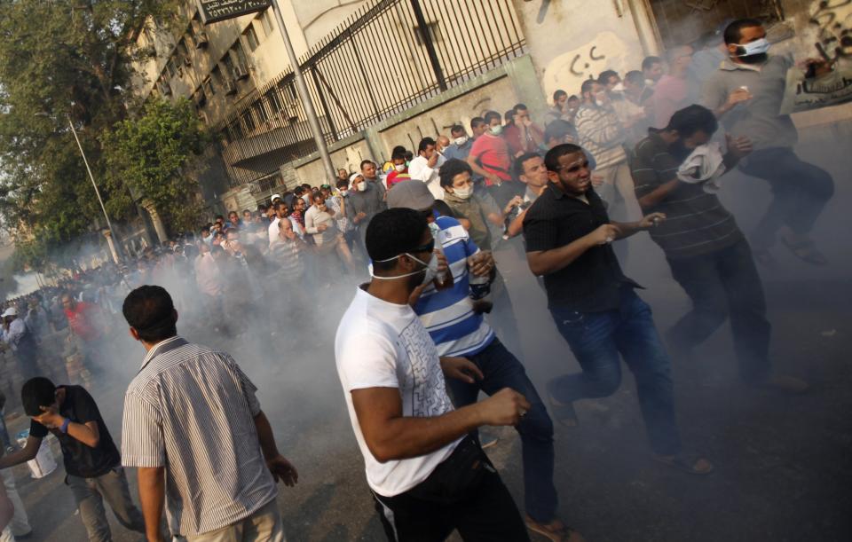 Street violence in Egypt