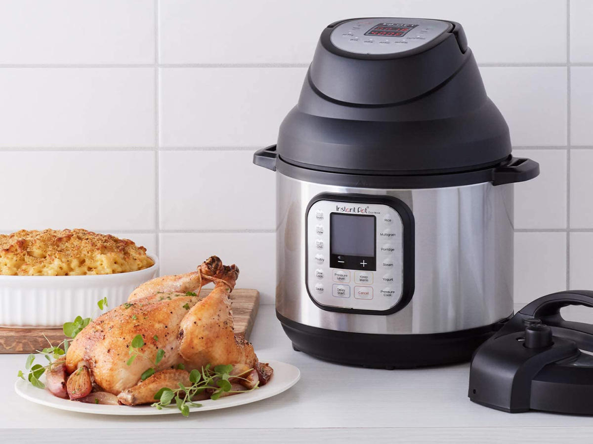 This Genius Lid Turns Your Instant Pot Into an Air Fryer It s