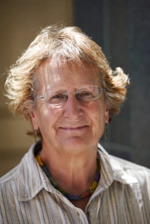 Witness Susannah Brown stands for a portrait at the Evo A. DeConcini U.S. Courthouse, where humanitarian volunteer Scott Warren faces charges of harboring, and conspiracy to transport undocumented migrants in Tucson