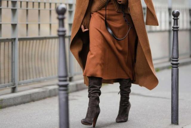 Styling Skirts In The Winter With Tights - Oh What A Sight To See