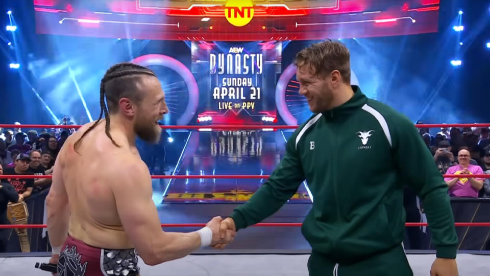 Will Ospreay and Bryan Danileson on AEW Collision