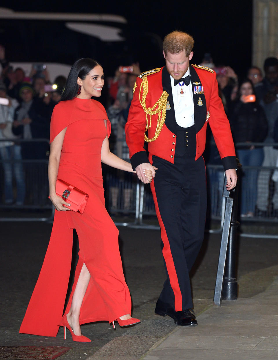 Prince Harry, Duke of Sussex and Meghan, Duchess of Sussex attend the Mountbatten Festival of Music at Royal Albert Hall on March 07, 2020