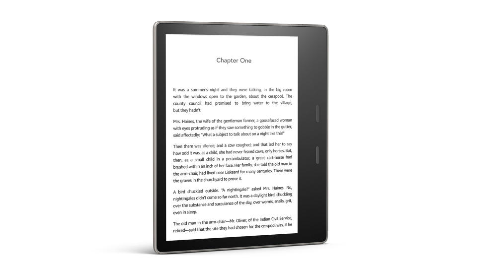 Kindle vs Fire: the Kindle Oasis 2019 in black