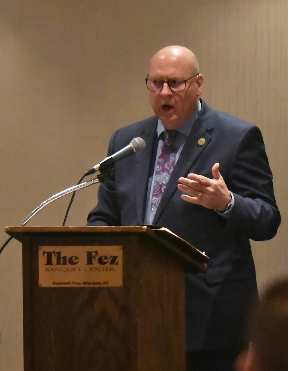 Beaver County Commissioner Jack Manning, who previously served as executive director of the Beaver County Chamber of Commerce from 2015 until becoming commissioner in January 2020.