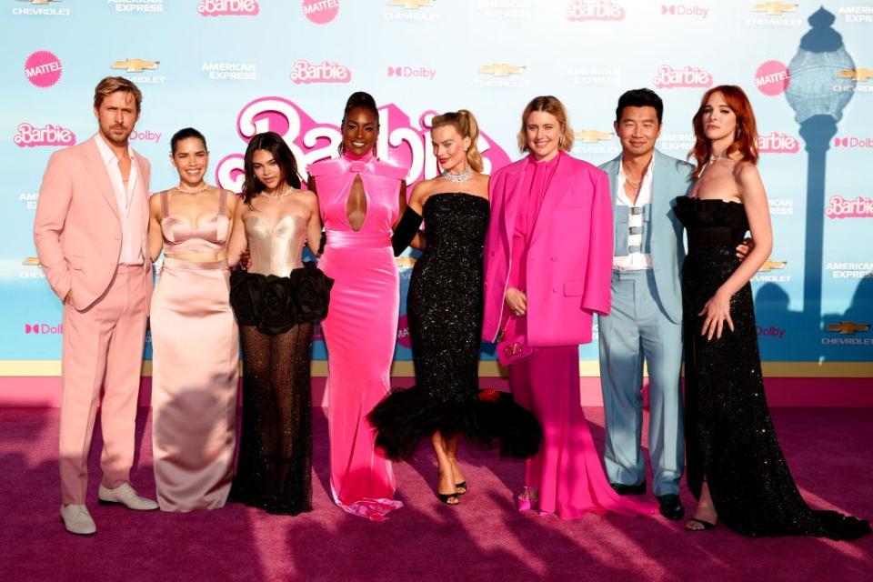 The cast of the "Barbie" movie.