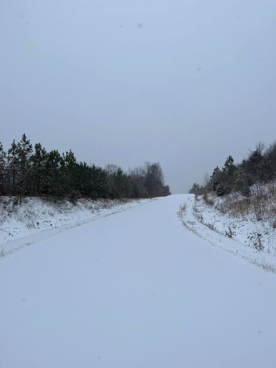 Snow in Wayne County (Courtesy: Wayne County Sheriff’s Office)