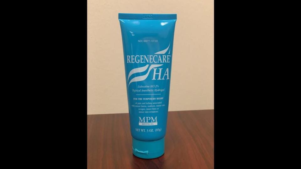  Mesquite, TX MPM Medical recalled one lot of Regenecare HA Hydrogel after receiving two customer complaints of visible contamination.