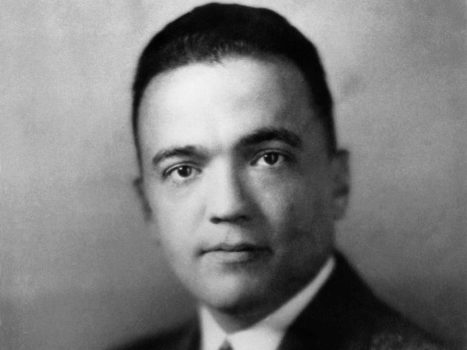 J. Edgar Hoover as a young man.