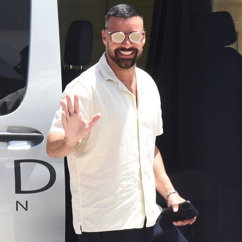 <p>GTres / SplashNews</p> Ricky Martin