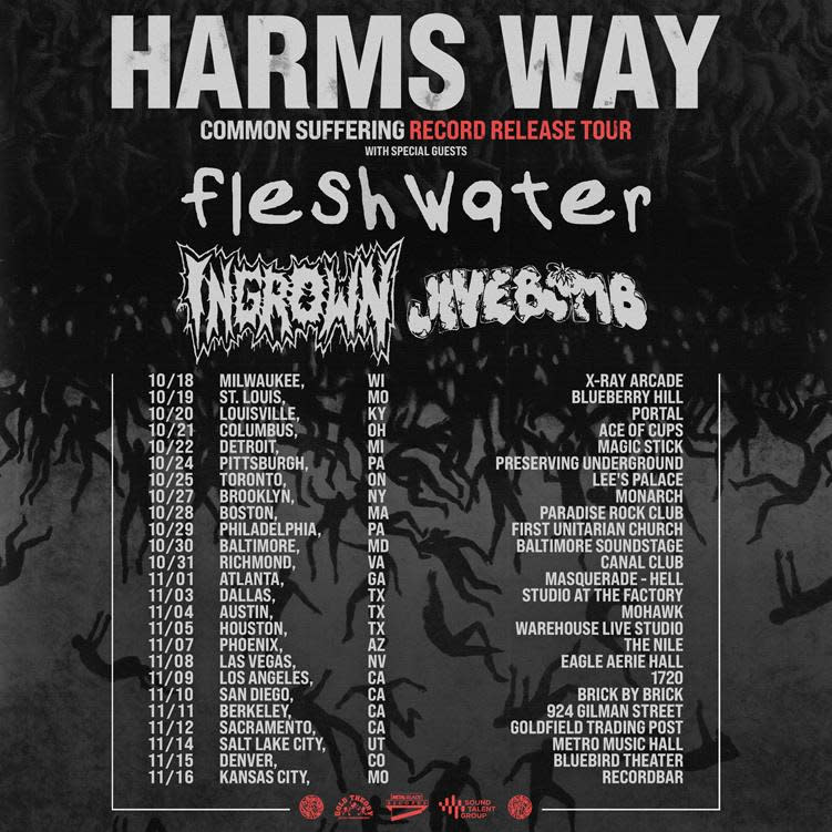 harms way 2023 tour