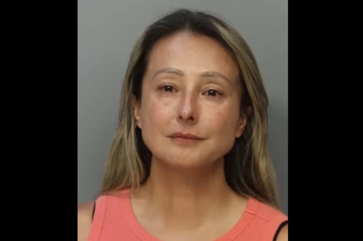 Lina Alexandra Gutierrez-Farfan is accused of giving unlicensed Botox injections. Florida police say they caught her in a sting at a mall’s parking lot.  (Miami-Dade Corrections and Rehabilitation Department)