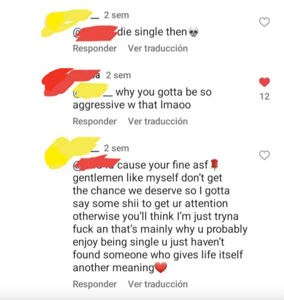 Man insulting woman because she loves being single