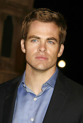 Chris Pine at the Los Angeles premiere of Paramount Pictures' Cloverfield