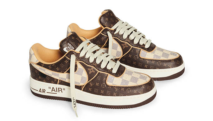 Nike x Louis Vuitton and Nike Air Force 1 by Virgil Abloh.