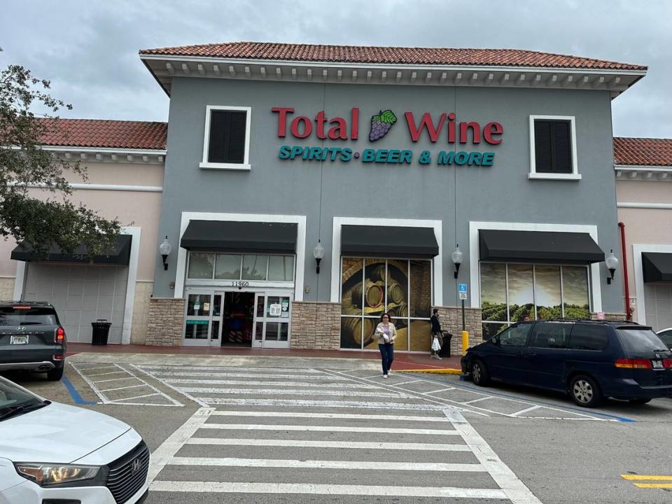 Total Wine & More in Kendall’s Palms at Town & Country Mall on Dec. 20, 2022.