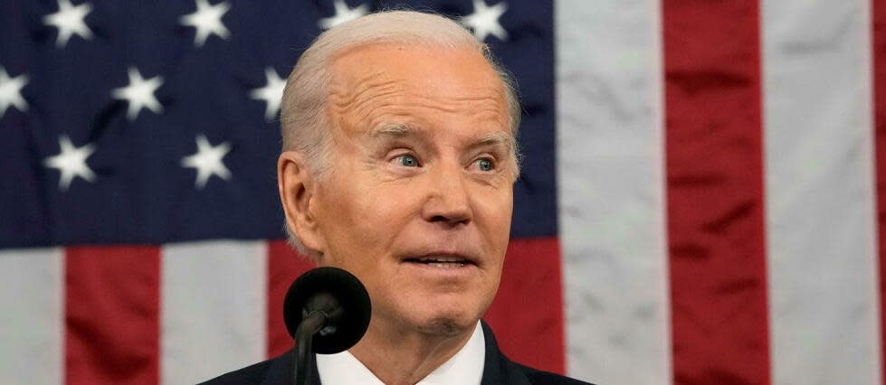 Ce mardi 7 février, Joe Biden a entretenu la tradition en tenant son discours sur l'état de l'Union. Le président américain s'est adressé aux élus des deux chambres du Congrès, mais aussi aux Américains, qui étaient des millions à le suivre à la télévision.  - Credit:Jacquelyn Martin / POOL / AP POOL / EPA