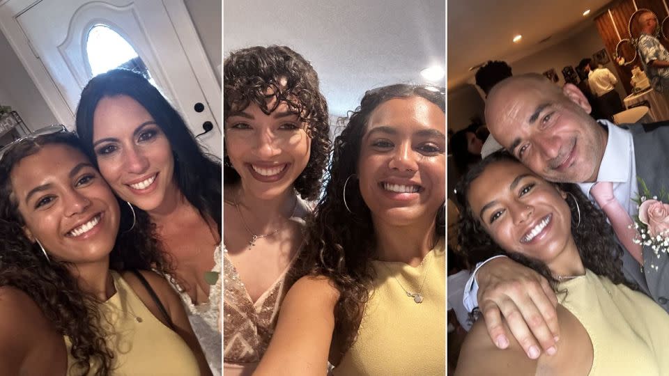 Here's Alanah with Laura, Mikayla and Carlos at Laura and Carlos' wedding. - Courtesy Laura Cordero