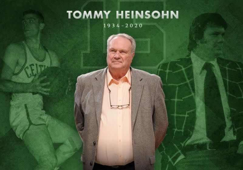 ▲綠衫軍名宿Tom Heinsohn離世。（圖／取自NBA官網）