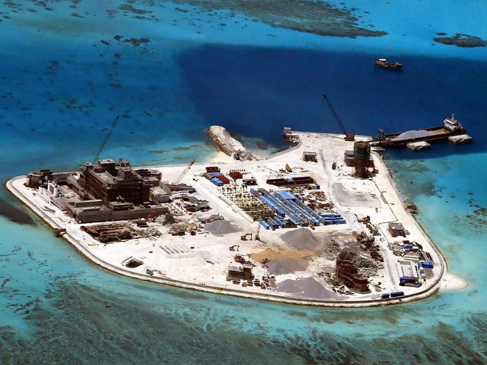 Johnson South Reef Union Banks Spratly Islands South China Sea