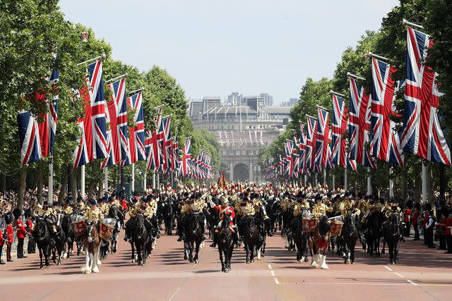 <p>Chris Jackson/Getty Images</p> Trooping the Colour on June 9, 2018