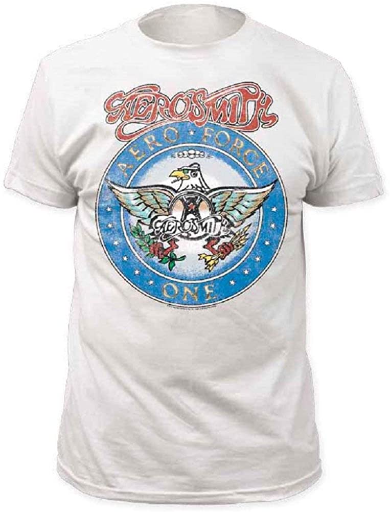 Imapct Aerosmith Aero Force Men's White Short-Sleeve T-Shirt