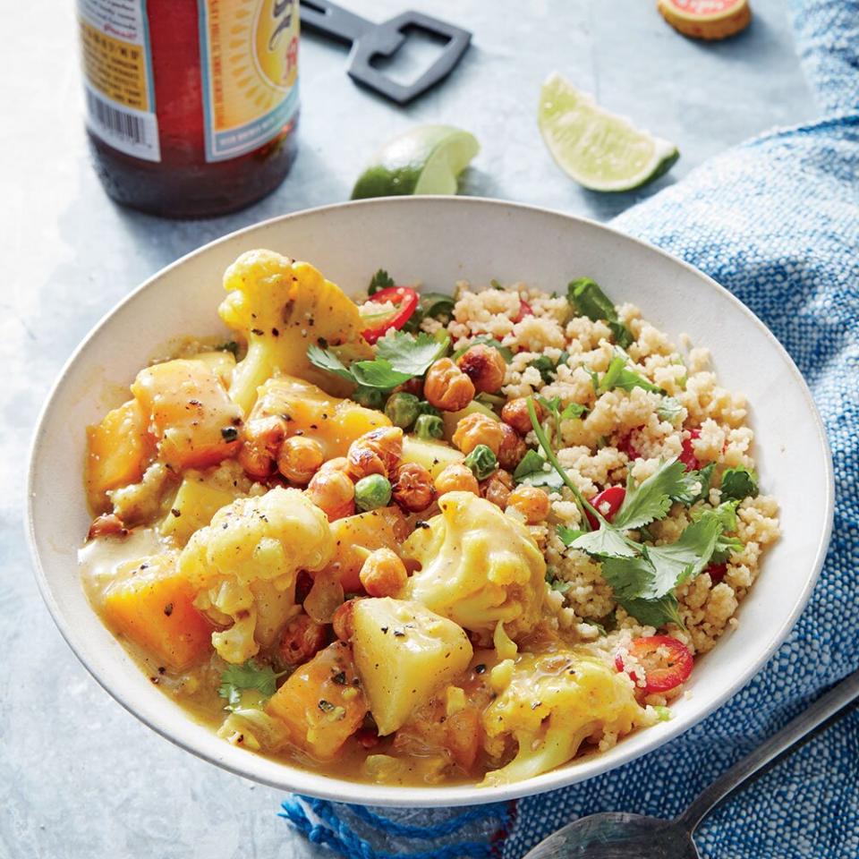 Thursday: Butternut-Cauliflower-Coconut Curry