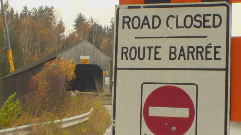 Discovery of wood rot forces indefinite closure of Hammond River covered bridge