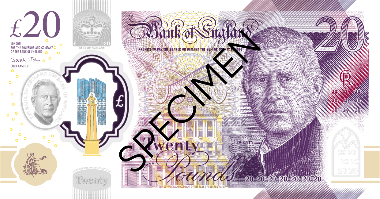 All existing notes featuring the late Queen will continue to be legal tender. Photo: Bank of England