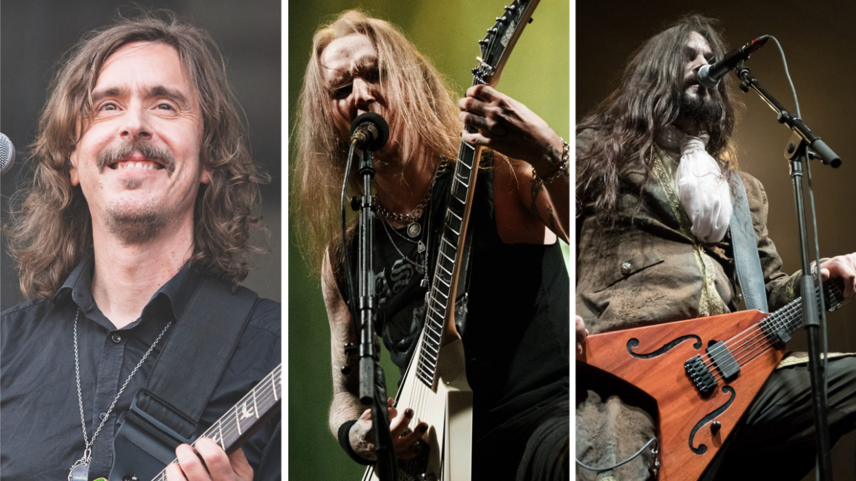  Opeth, Children Of Bodom and Fleshgod Apocalypse performing live onstage. 