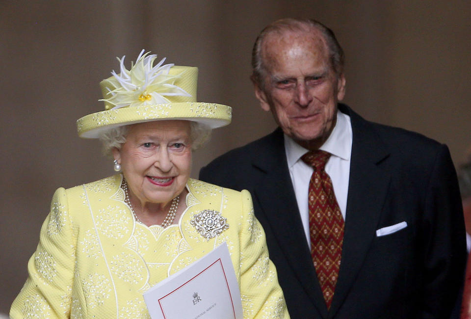 Elizabeth&nbsp;&mdash; pictured here with Philip at St. Paul's Cathedral in London on&nbsp;her 90th birthday&nbsp;&mdash; acknowledged her&nbsp;husband's dedication to her during&nbsp;a celebratory speech to <a href="https://www.huffingtonpost.com/2012/02/02/queen-elizabeth-diamond-jubilee_n_1250345.html">mark 60 years as queen</a>.<br /><br />"Prince Philip is, I believe, well-known for declining compliments of any kind. But throughout he has been a constant strength and guide," <a href="https://www.thedailybeast.com/queen-philip-doesnt-like-compliments" target="_blank">she said in 2012</a>.