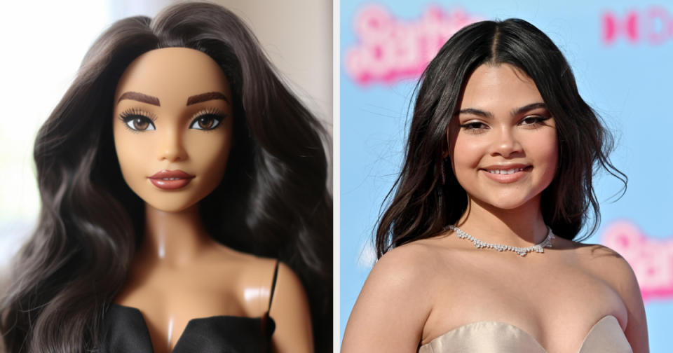 Doll Ariana vs. human Ariana