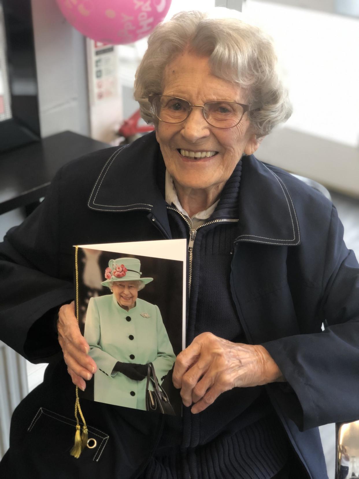 Connie on her 106th birthday. (SWBH NHS Trust)