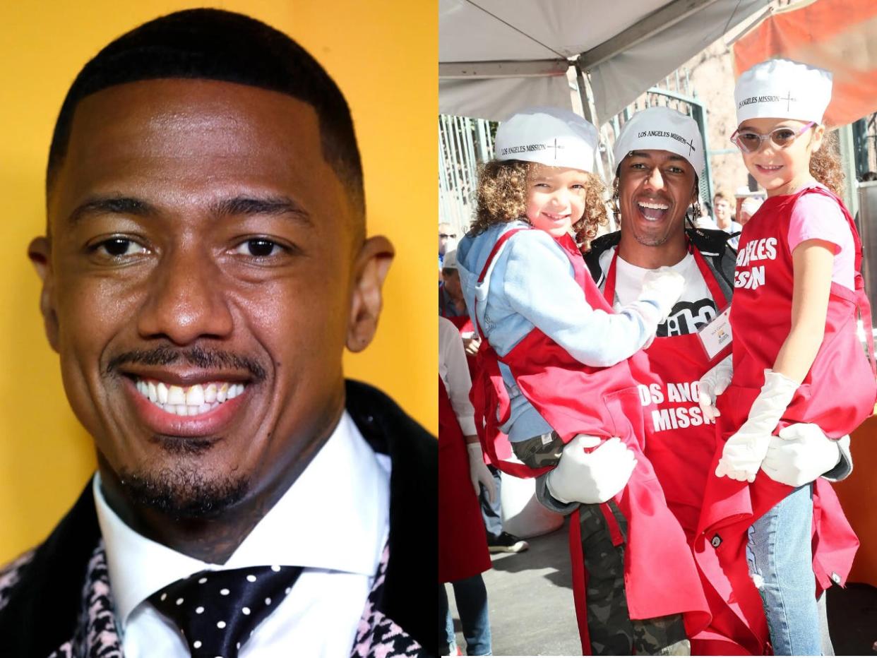 Nick Cannon and his children