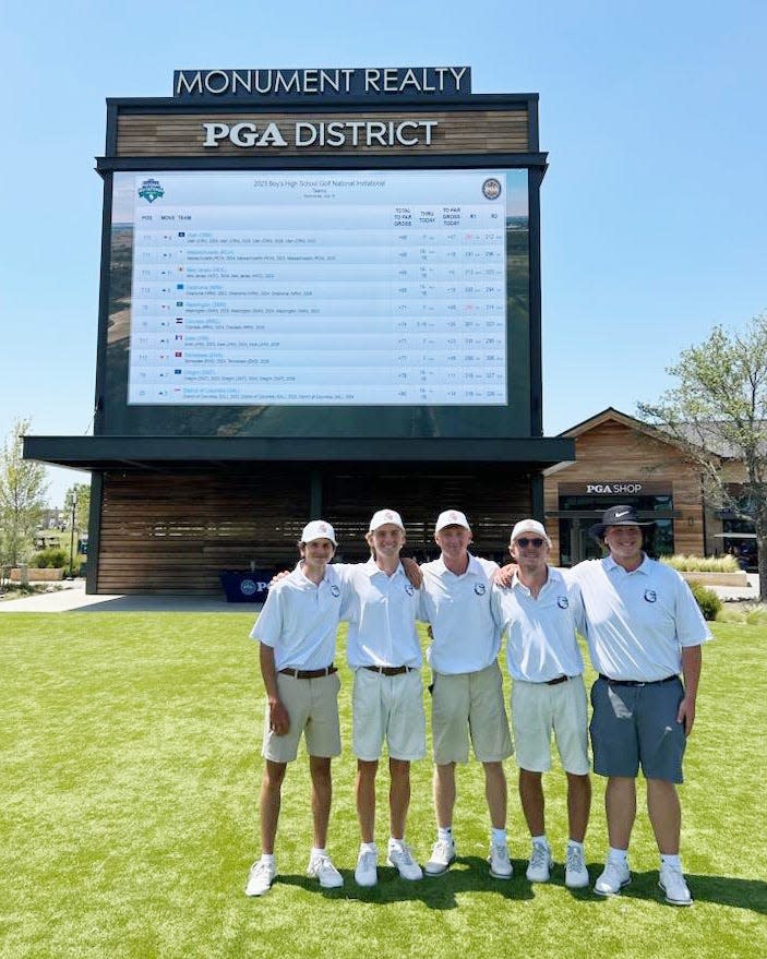 Old Rochester terminó empatado en el noveno lugar en el Campeonato Nacional de la Asociación Nacional de Golf de Escuelas Secundarias en Frisco, Texas.