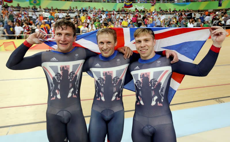 FILE PHOTO: 2016 Rio Olympics - Cycling Track - Men's Team Sprint Final Gold Race