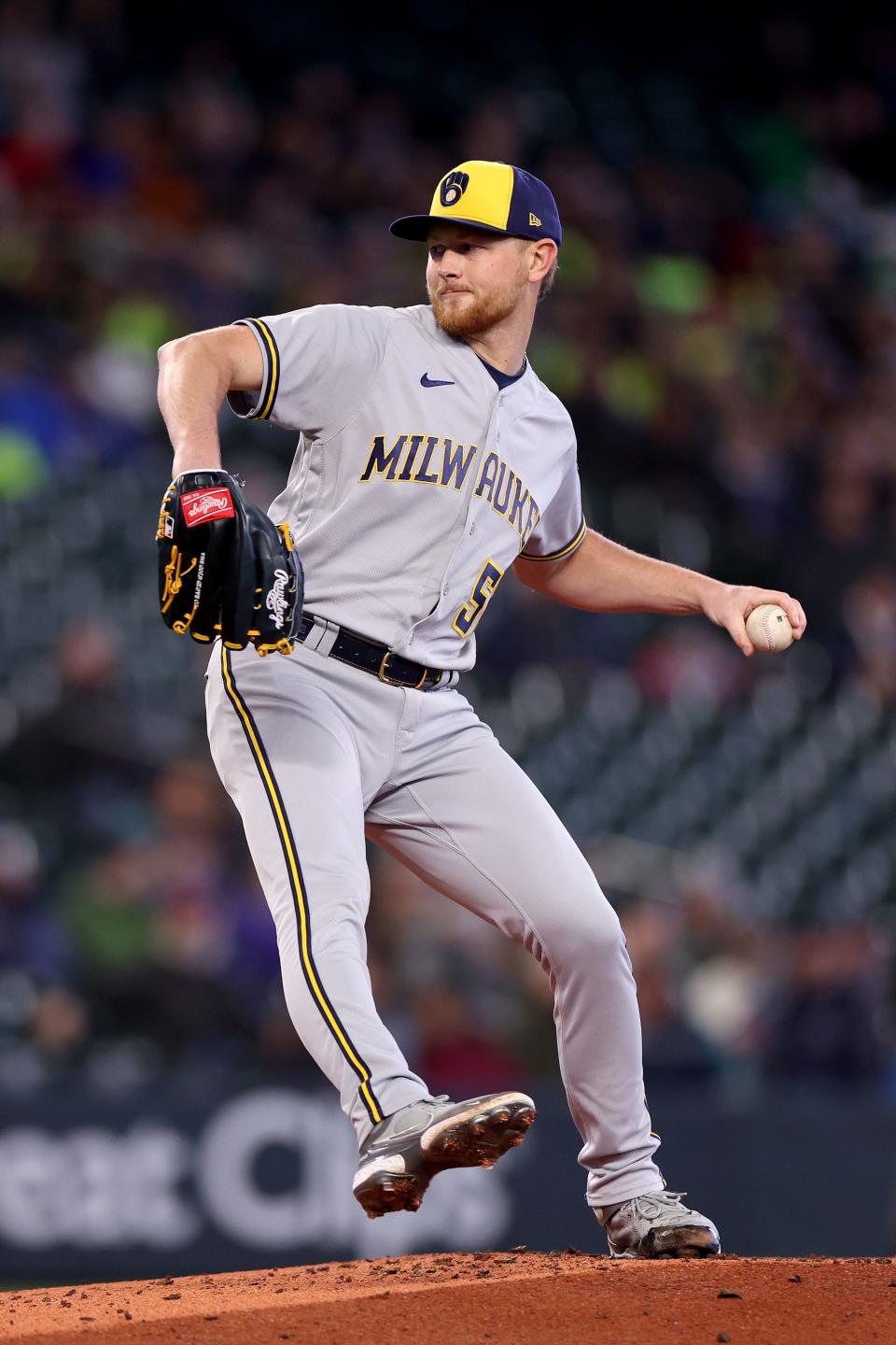 Eric Lauer had a strong outing for the Brewers on Wednesday, other than giving up a two-run homer in the third.