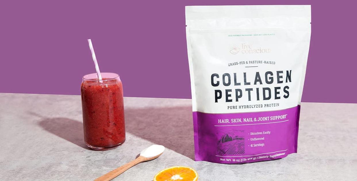 smoothie, collagen powder