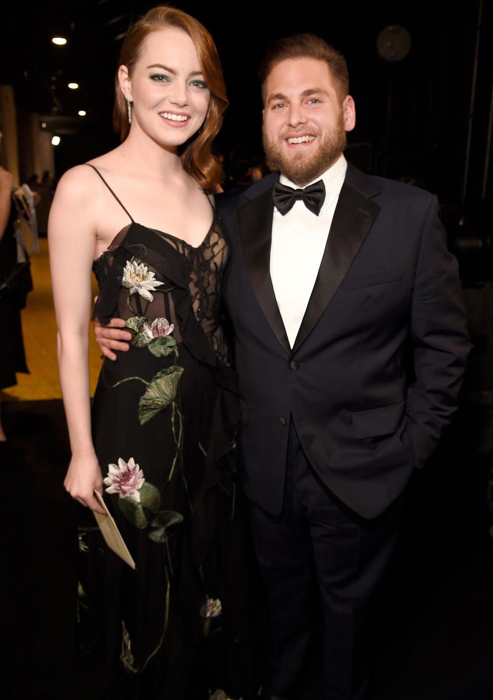 EMMA STONE & JONAH HILL