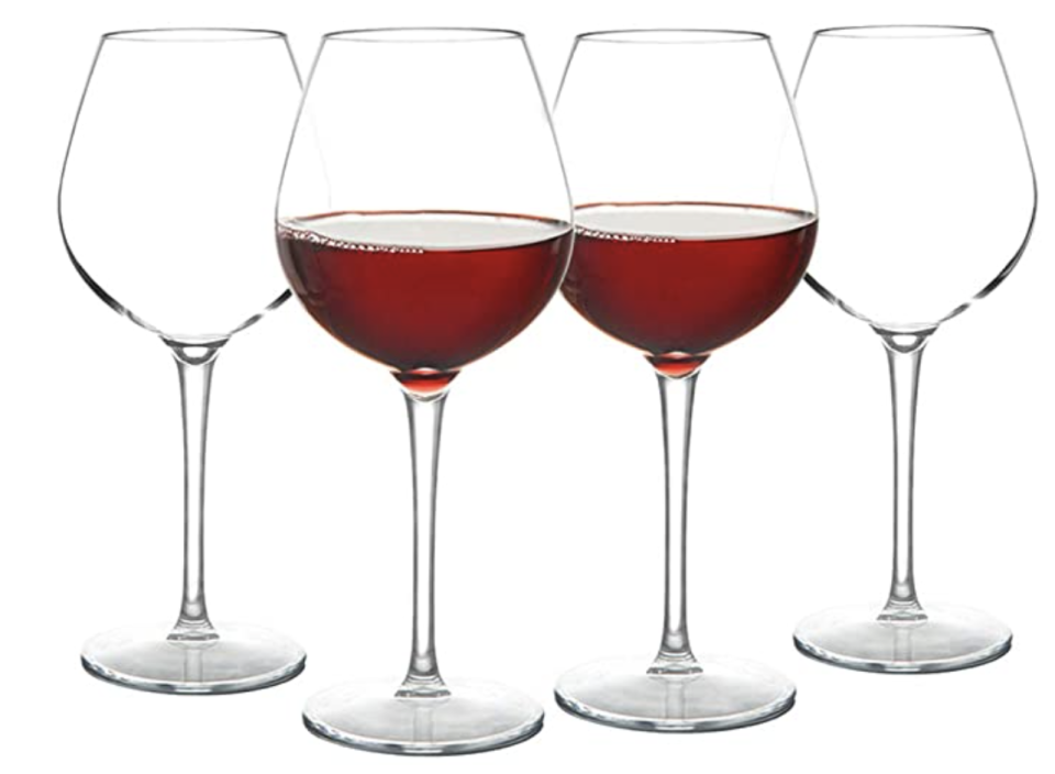 MICHLEY Unbreakable Red Wine Glasses (Photo via Amazon)