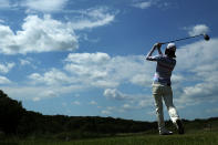 KOHLER, WI - JULY 08: Na Yeon Choi of South Korea watches her tee shot on the tenth hole during the final round of the 2012 U.S. Women's Open on July 8, 2012 at Blackwolf Run in Kohler, Wisconsin. (Photo by Scott Halleran/Getty Images)