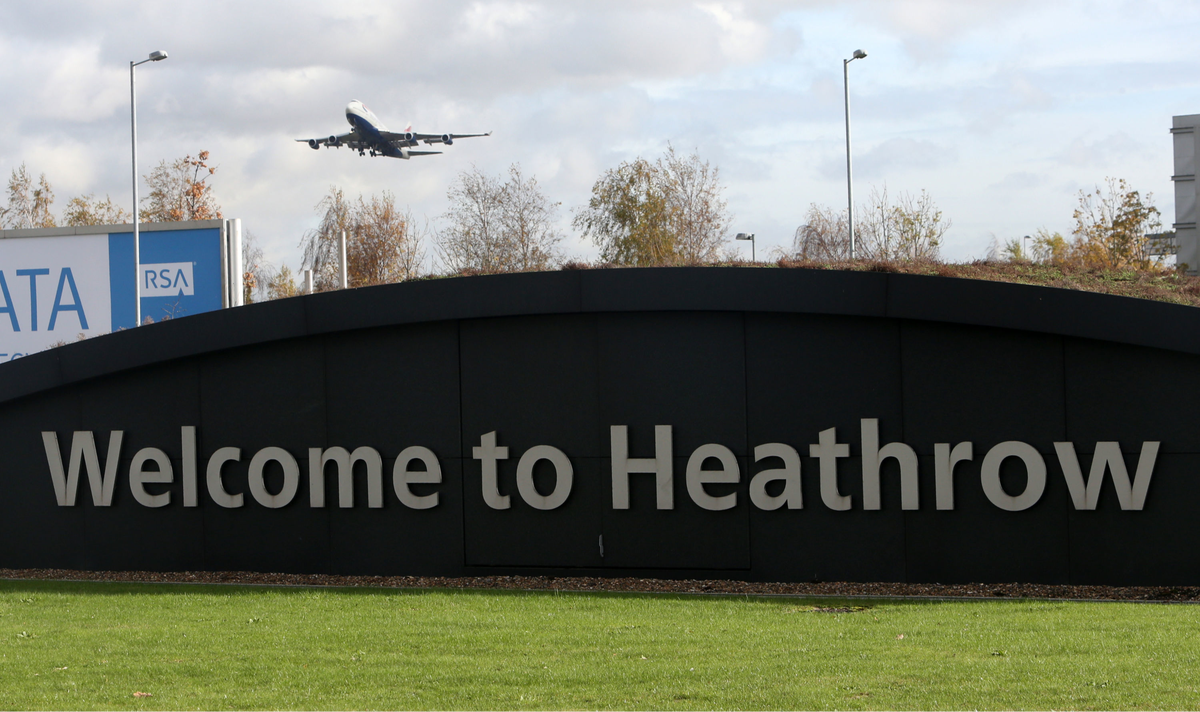 A 33-year-old man was arrested at Heathrow Airport (PA)